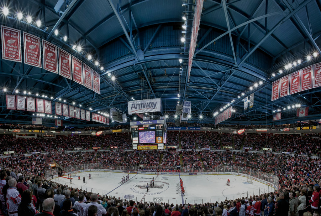 Joe Louis Arena Detroit Red Wings View on Black oe Louis… Flickr