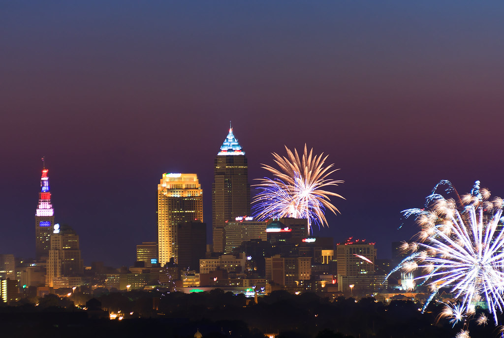 Cleveland Fireworks Happy Independence Day! Xiaofan Luo Flickr