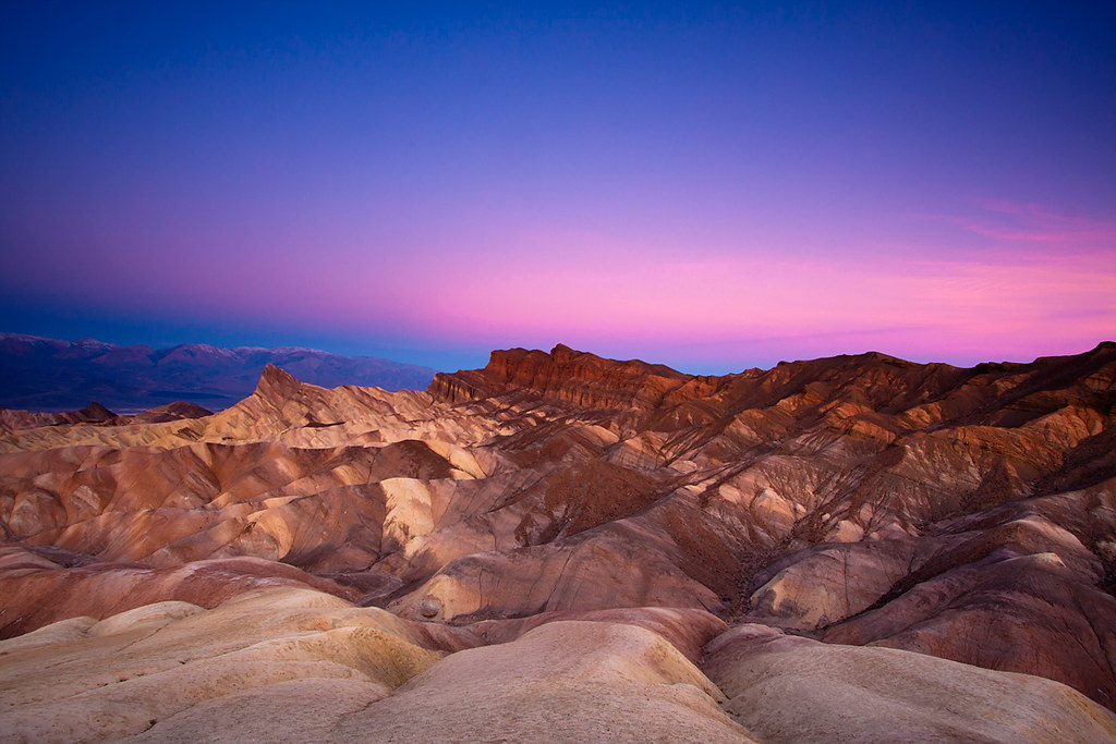 Zabriskie Point Sunrise, Death Valley National Park, Calif… Flickr