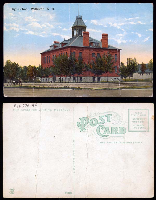High School, Williston ND 190 State Archives 0770044 Flickr