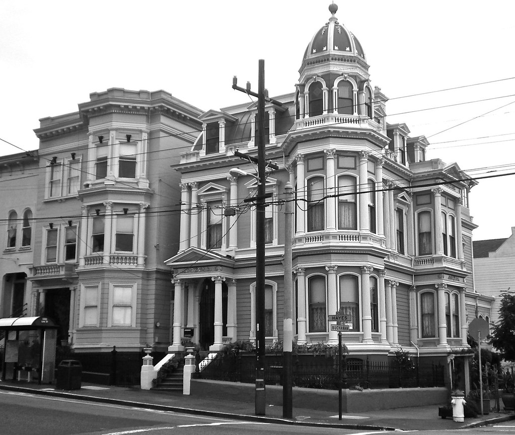 Victoran Estate Hayes Valley b/w San Francisco CA. press L… Flickr