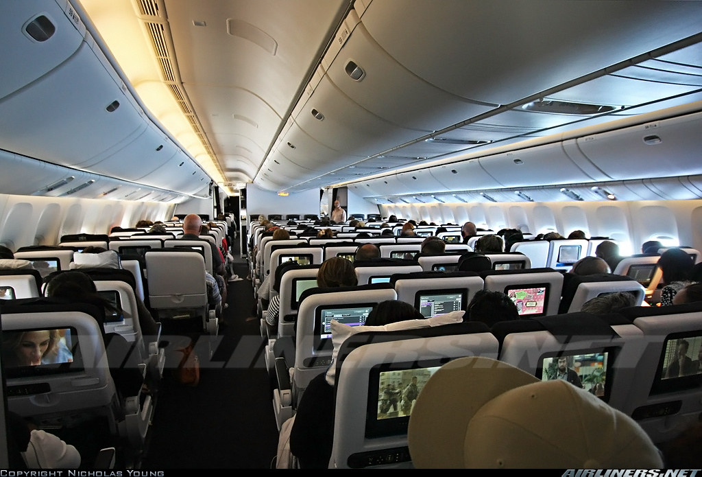 Air New Zealand Boeing 777300ER Economy Cabin The Economy… Flickr