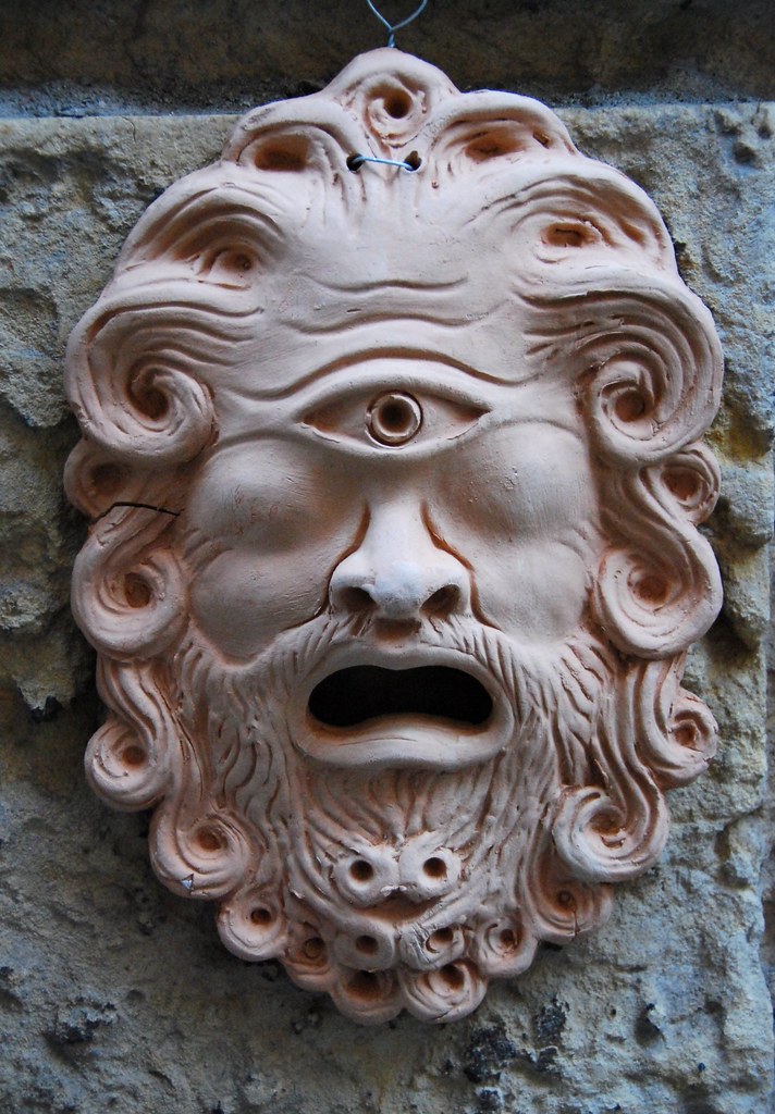 Cyclops mask, Siracusa Italy p'titesmith12 Flickr