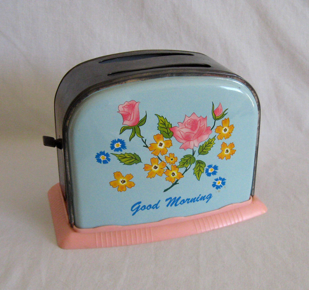 Vintage Tin Toy Toaster Danielle Flickr