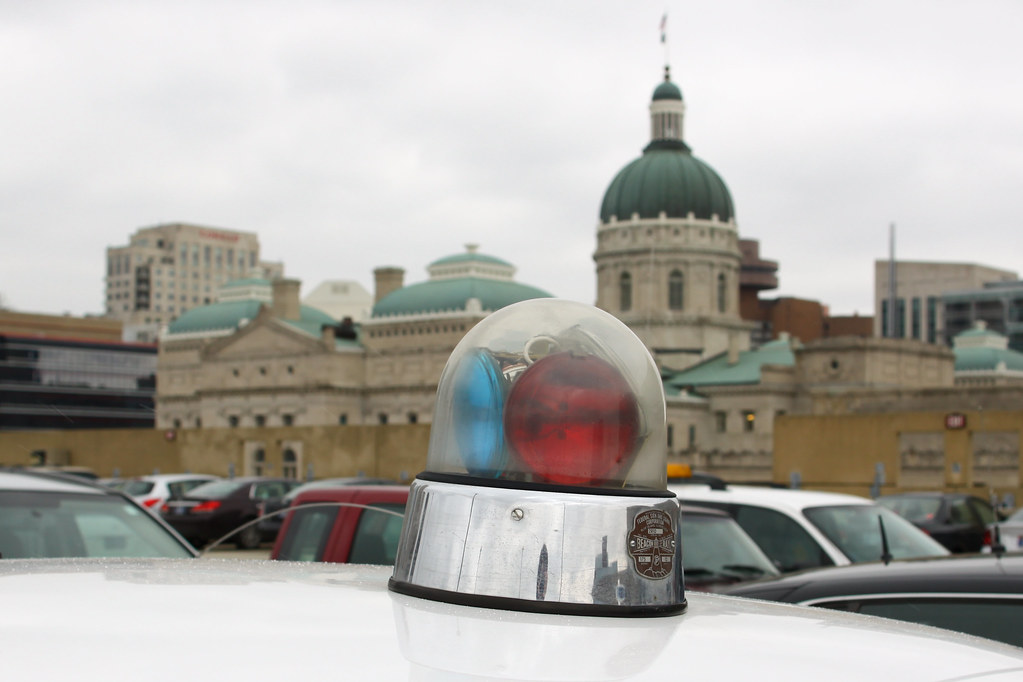 Vintage Police Car Beacon Red and Blue f//stop Flickr