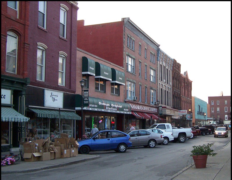 Tioga NY Main Street Town Owego was named by Budget Trav… Flickr