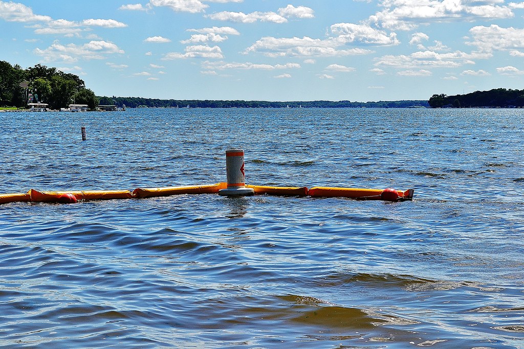 Delavan Lake, Delavan, WI Community Park beach buoy Flickr