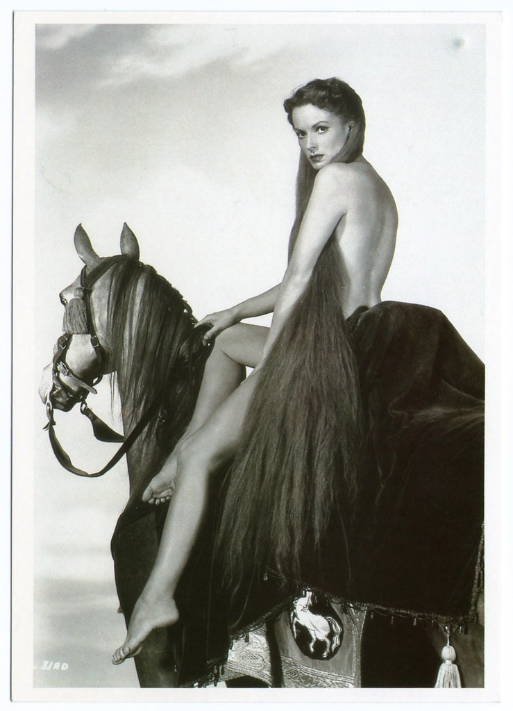 Maureen O'Hara; promo shot for Lady Godiva, 1955 FranMoff Flickr