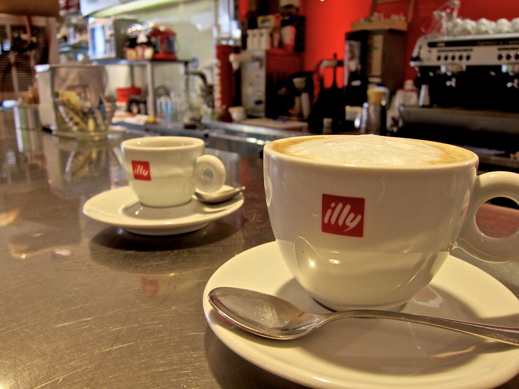 Illy coffee shop Illy coffee shop right next to Supermarke… Flickr