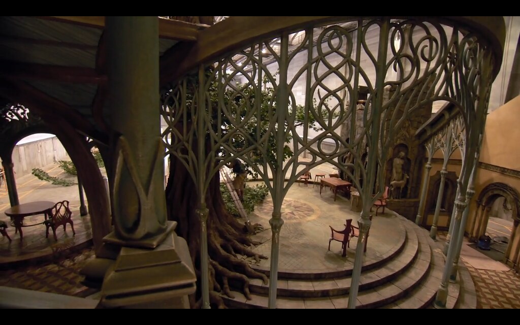 Lord Of The Rings Home Decor Rivendell set 4 Peter Jackson on the Rivendell set for The&hellip; Joanna