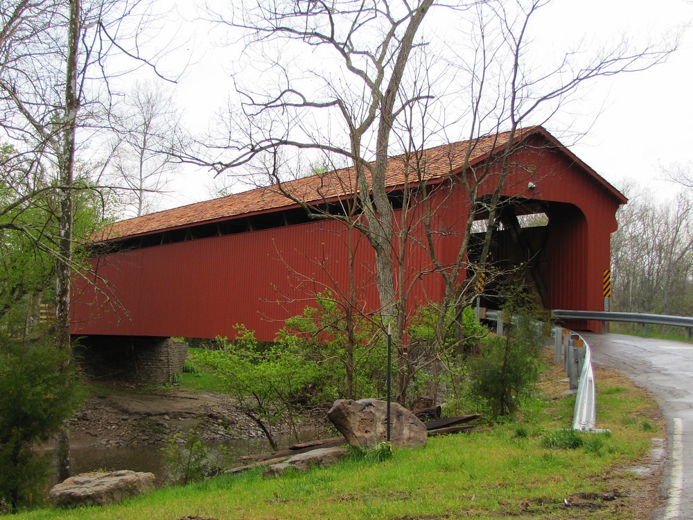 Stonelick Covered Bridge The Stonelick Covered Bridge, ori… Flickr