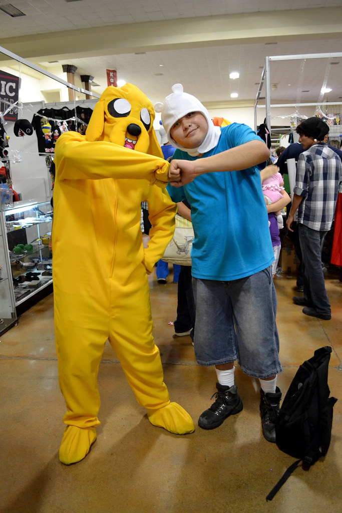 COSPLAY Jake and Finn Adventure Time CAF Chibi Anime F… Flickr