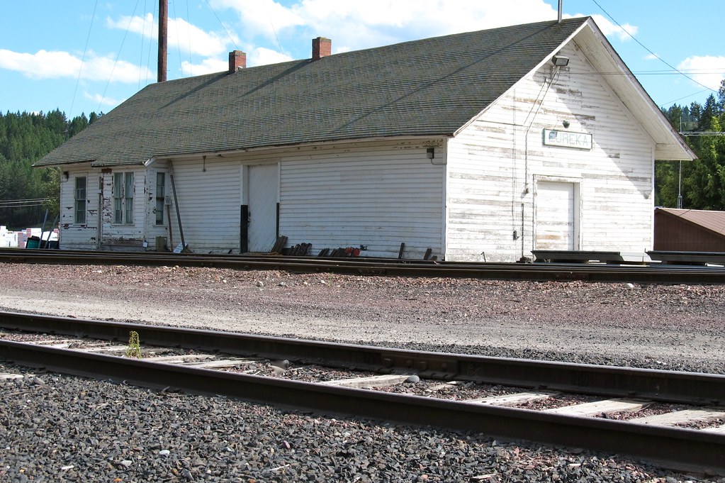Vintage Railroad Depot. Eureka,Montana This older railroad… Flickr