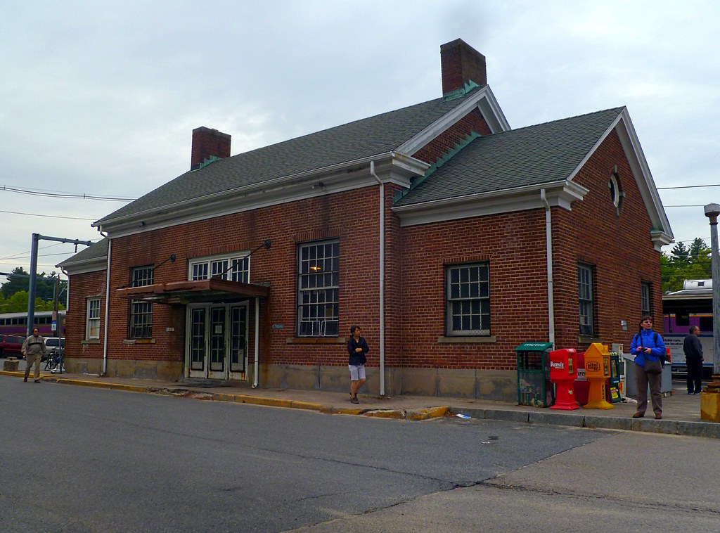Sharon train station Sharon originally had a wooden statio… Flickr