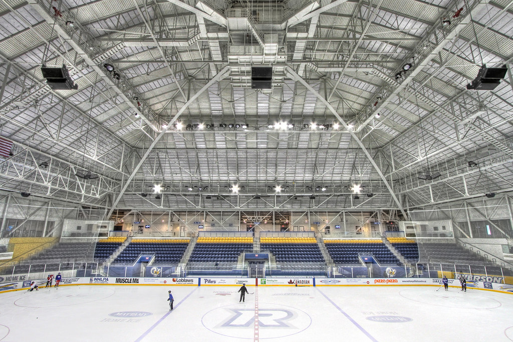 DMHL game at old Maple Leaf Gardens. Break of videos/season is over