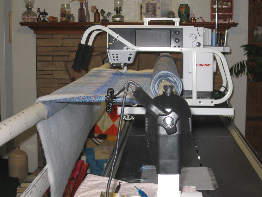 Bernina Quilt Frame 3 Rails are 120" will hold up to king… Flickr