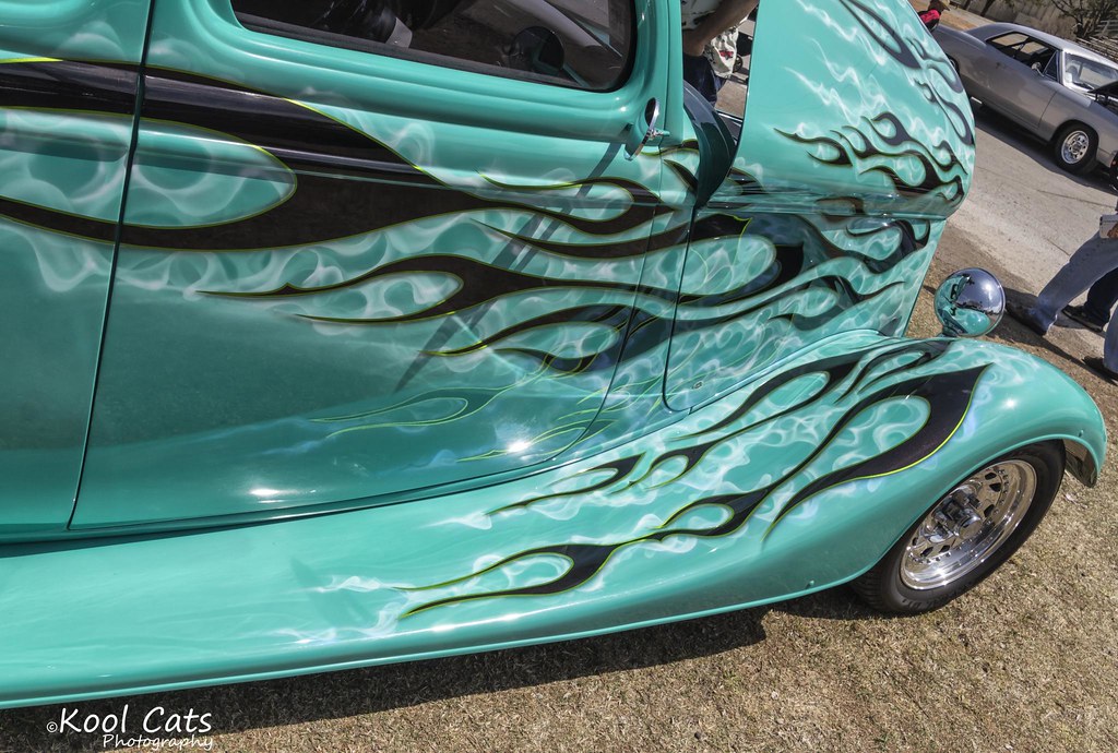 Hot Paint Job Oklahoma City Car Show at the Fairgrounds. Kool Cats