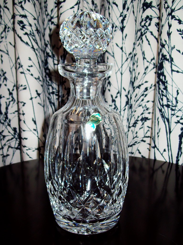 vintage Waterford Irish Crystal decanter Waterford mark is… Flickr