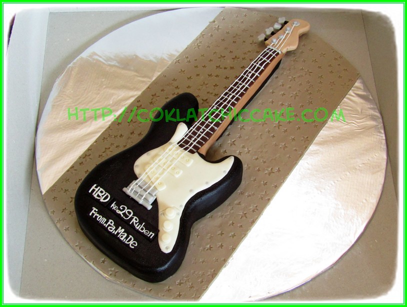 Kue Ulang Tahun Gambar Gitar AR Production