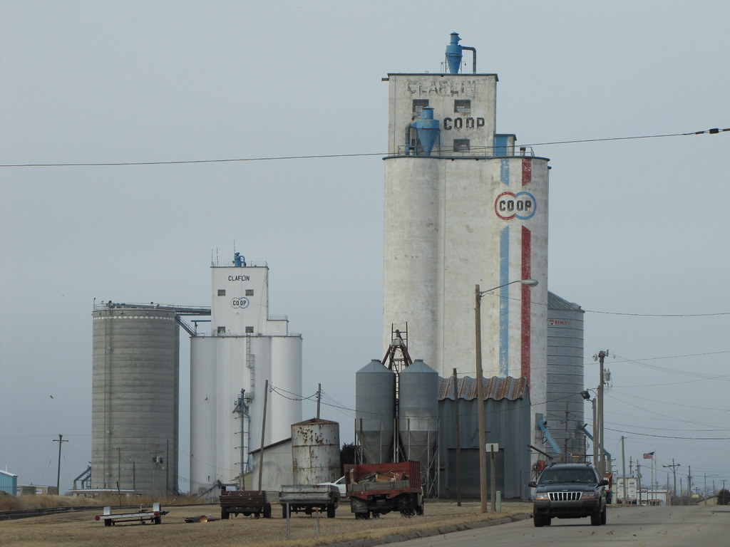 Grain elevators of Claflin Claflin, Kansas. jimsawthat Flickr