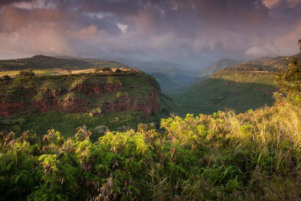 Hanapepe Valley Lookout, Kauai We stopped at sunset to set… Flickr