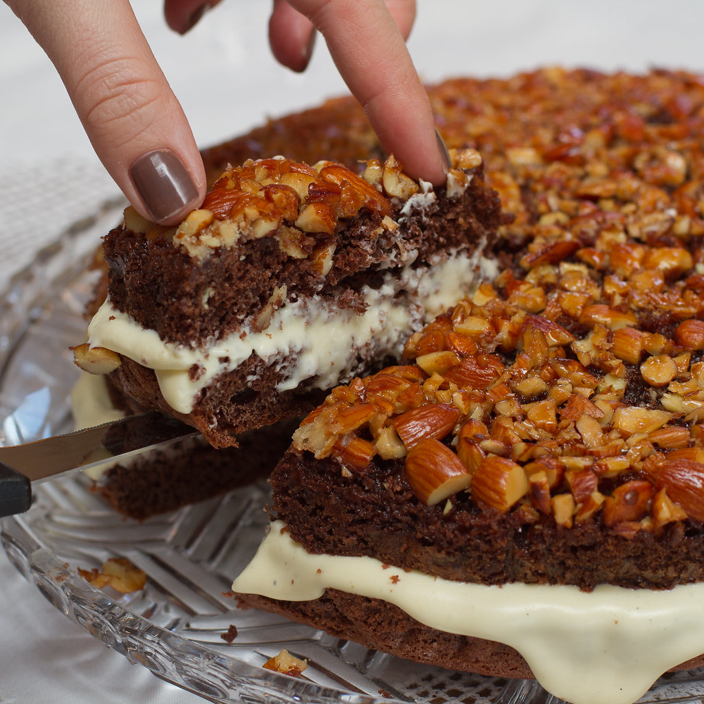 Oppned kake Se oppskrift på Flickr