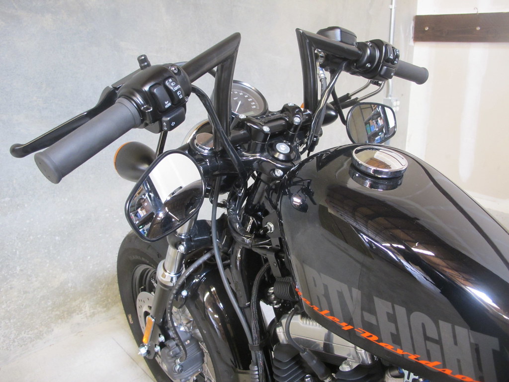 Biltwell Keystone Bars on Harley Davidson 48 Sportster_ang… Flickr