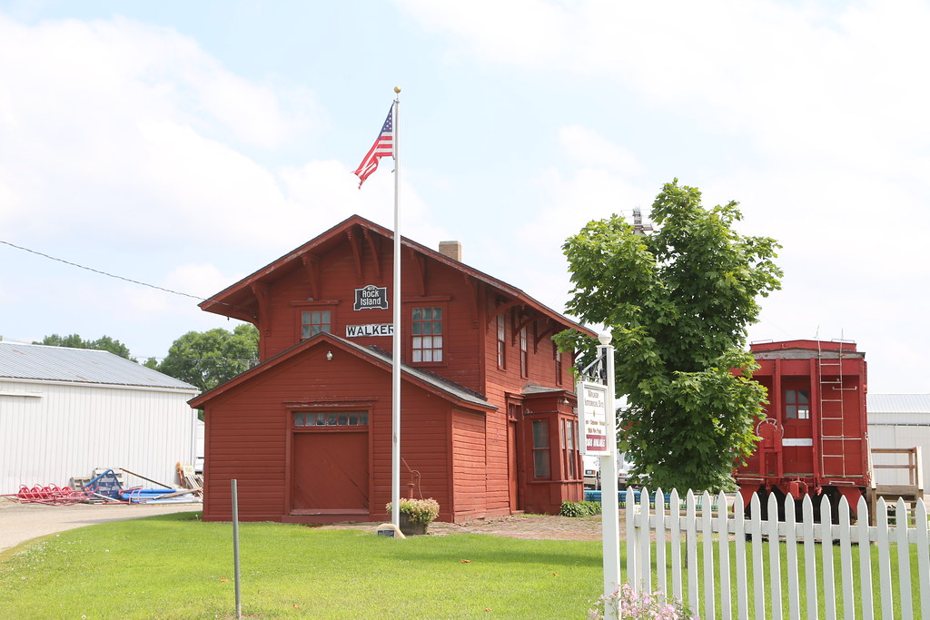 Walker Iowa, Train Depot, Linn County IA Google Map Wikipe… Bruce