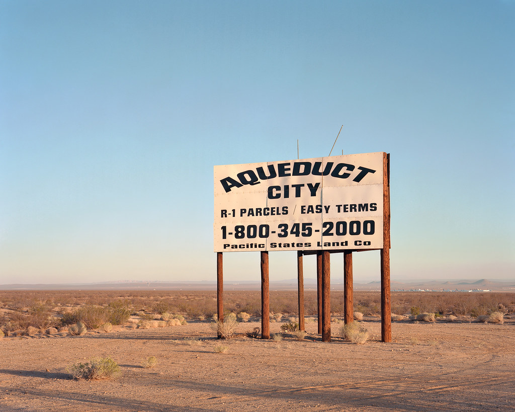 aqueduct city. mojave, ca. 2013. the longstanding billboa… Flickr