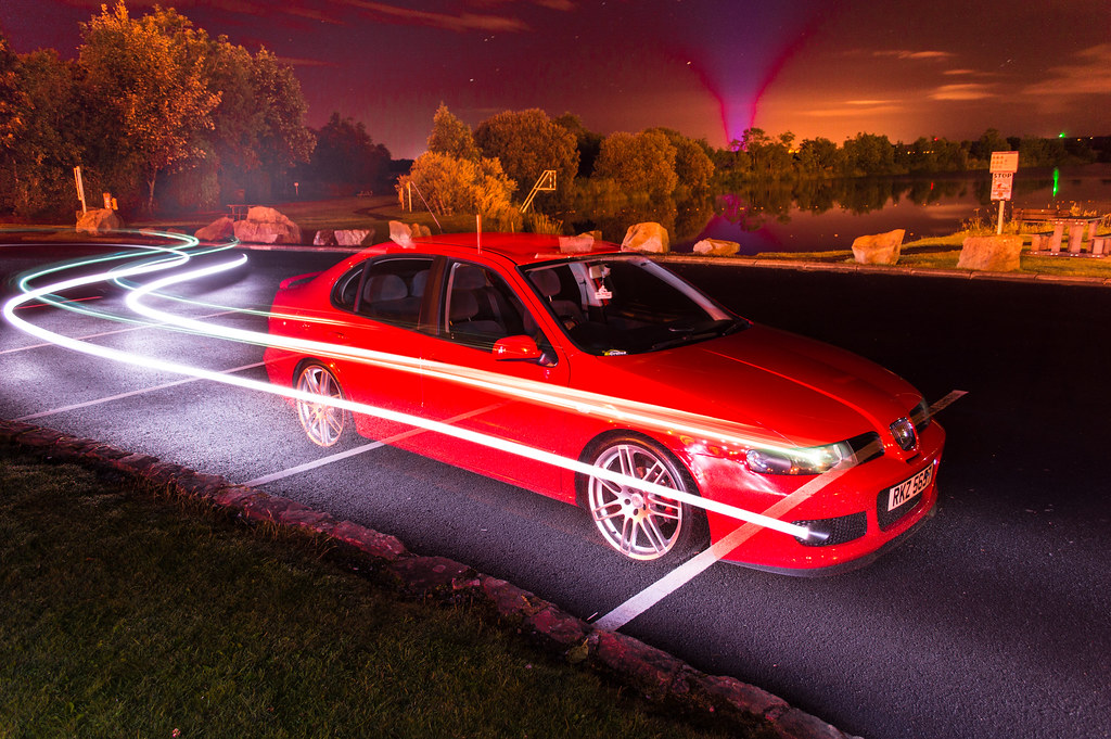 Night time car photography Photographing a Seat Toledo at … Flickr