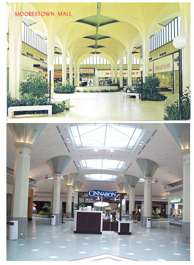 Moorestown Mall Central Court Then and Now Moorestown Mall… Flickr