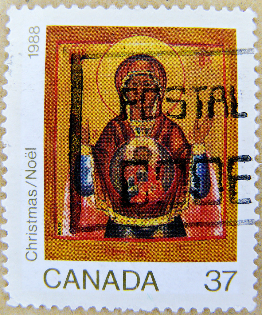 2024 Christmas Stamps Canada great christmas stamp Canada noel 37c xmas (Theotokos, Ico… Flickr