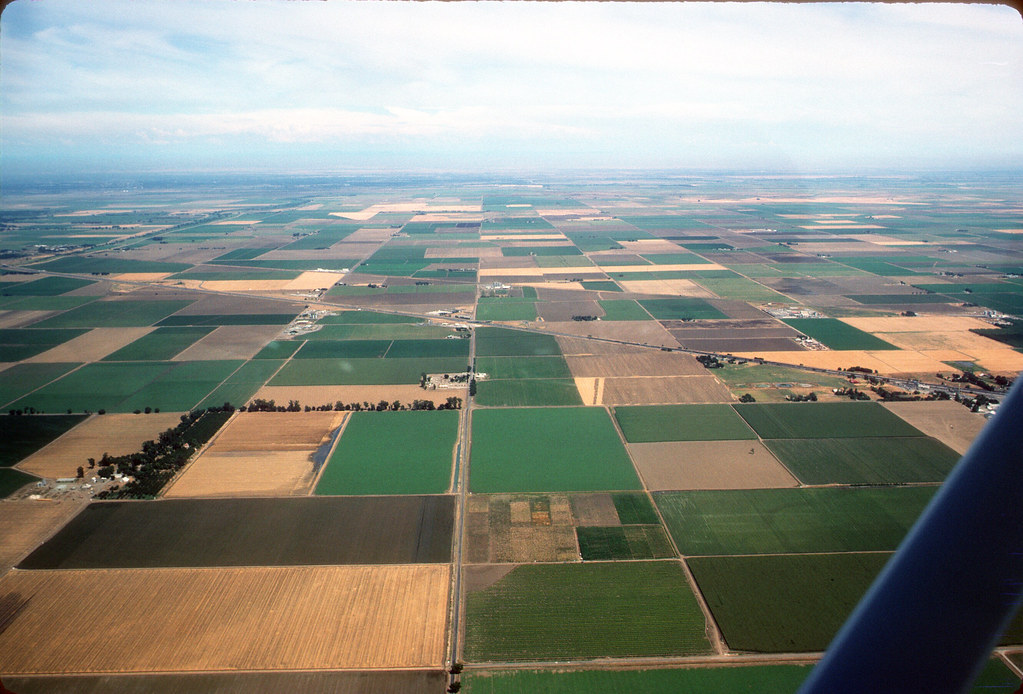 Sacramento Valley, aerial photograph, 1983 Interstate 80 c… Flickr