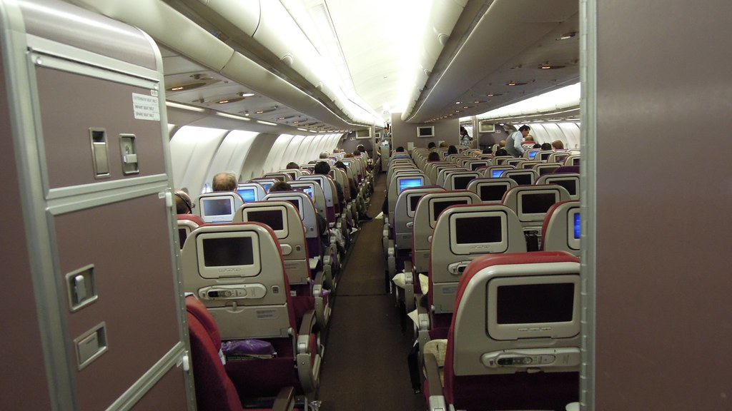 Malaysia Airlines Airbus A330300, Economy cabin Malaysia … Flickr
