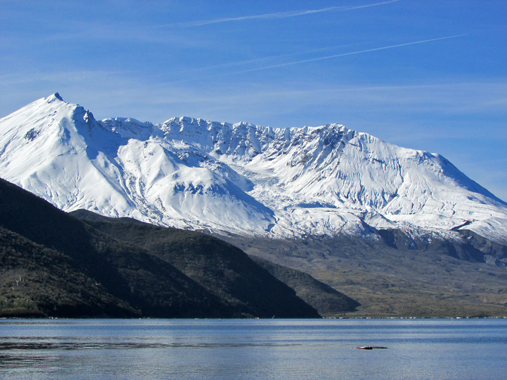 Spirit Lake at Mt. St. Helens in Washington Spirit Lake at… Flickr
