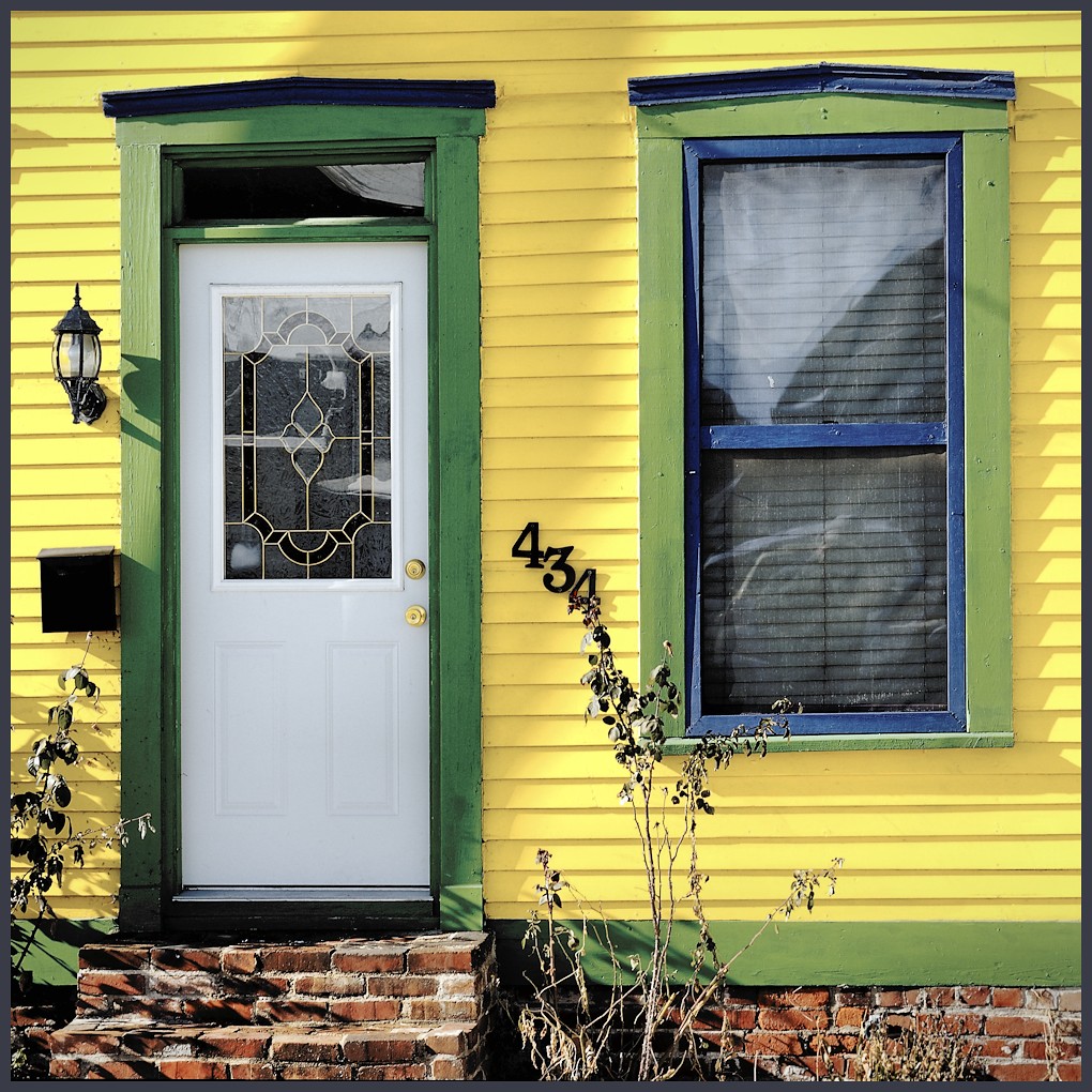 Yellow House Green Trim 8953 w Sony dsc Mike Richart Flickr