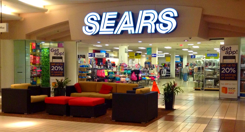 Sears Sears Mall Entrance Facade Pictures taken February 2… Flickr