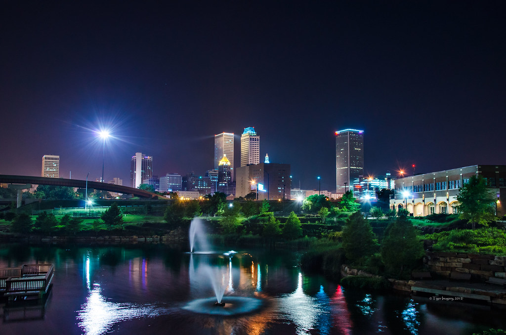 Tulsa, OK This shot of the Tulsa skyline was taken from Ce… Flickr