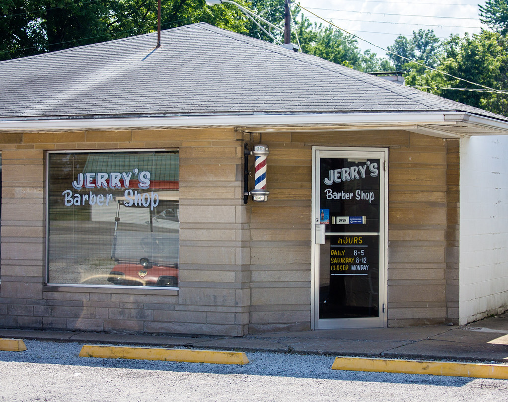 Jerry's Barber Shop Farmersburg, IN Bill Flickr