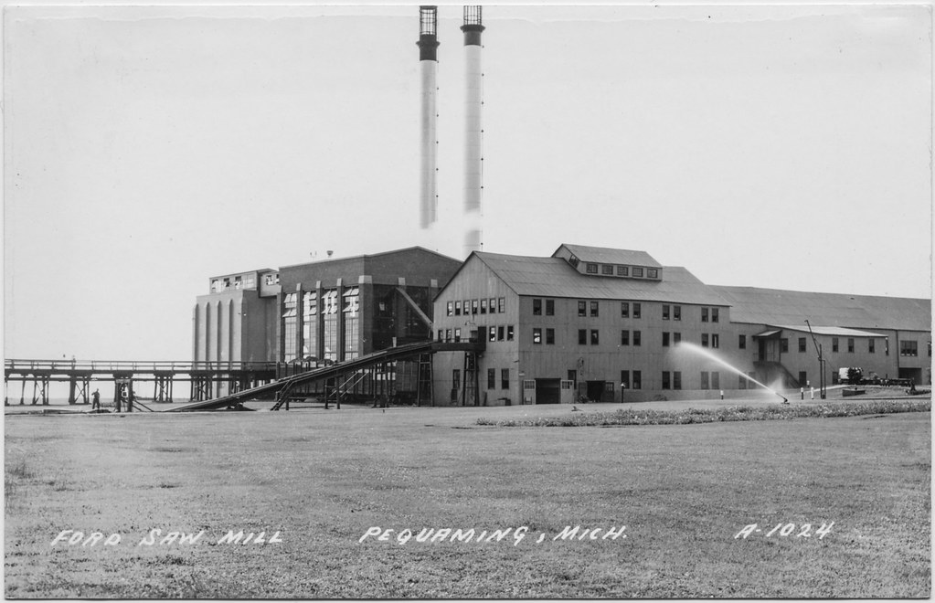 Pequaming Lumber Mill Pequaming, Michigan ≈1940 Flickr