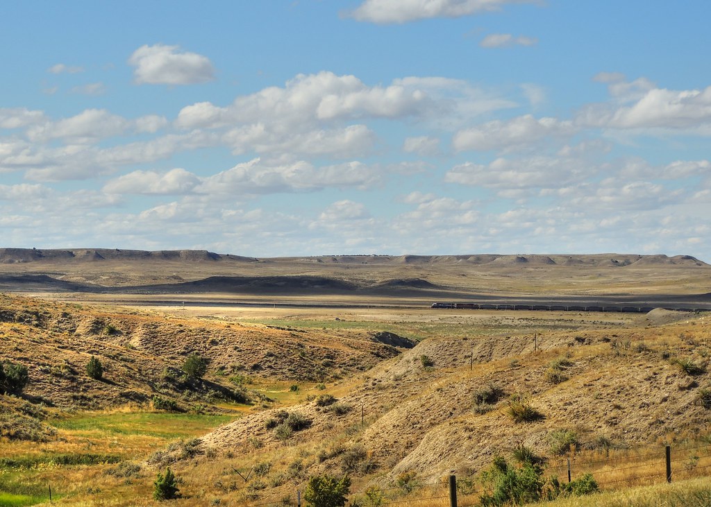 Coal Train Headed southbound, near Edgemont, South Dakota.… Tony