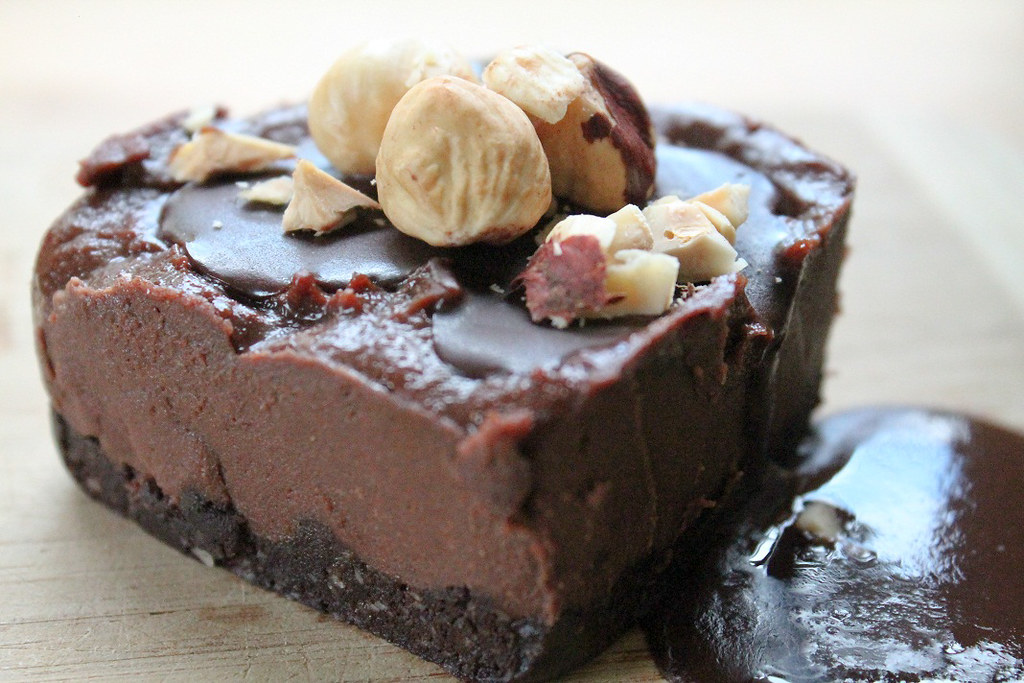 Vegan Raw Chocolate Hazelnut Cheesecake Image Courtesy Ma… Flickr