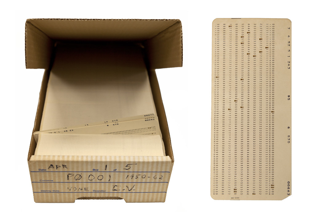 IBM Data Punch Cards These data punch cards are from the C… Flickr