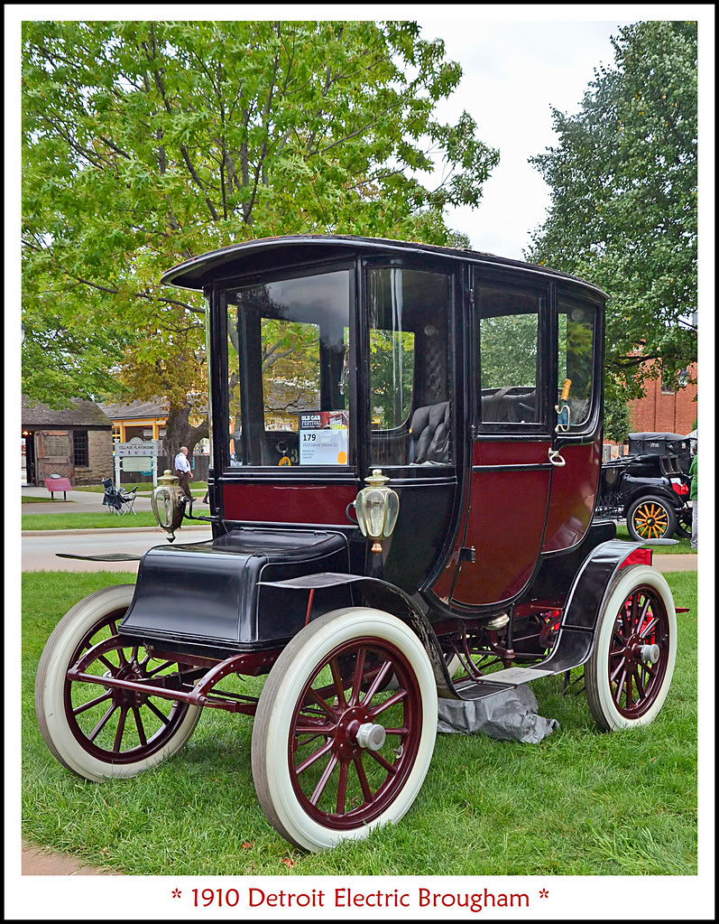 1910 Detroit Electric Brougham The September 10, 2016 Old … Flickr