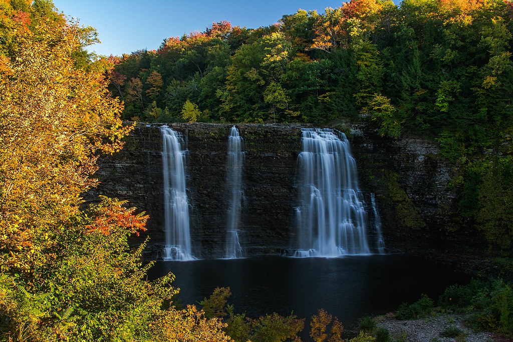 Salmon River Falls Orwell, New York These falls are 110 … Flickr