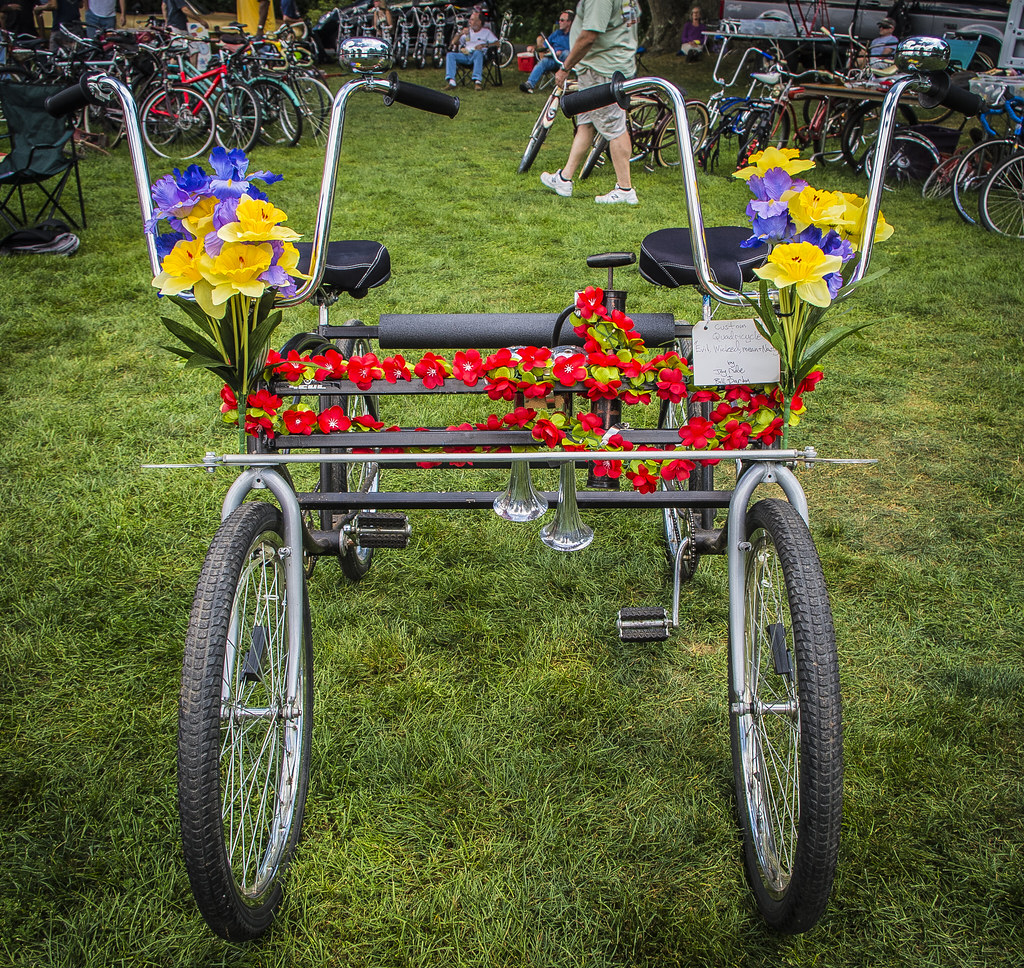 Homemade quadricycle Larz Anderson Museum bicycle Day 2014… Bob P