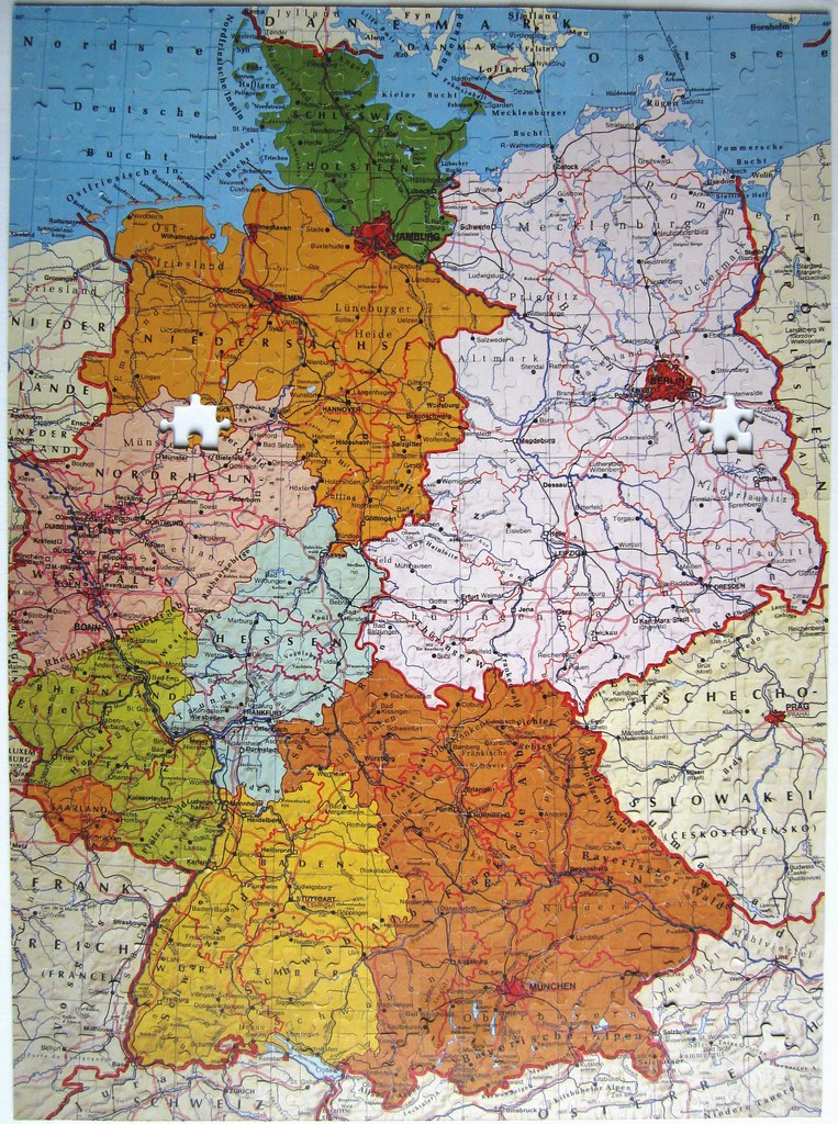Deutschlandkarte Geografisch Deutschlandkarte politisch/geografisch Wie vom Verkäufer v… Flickr