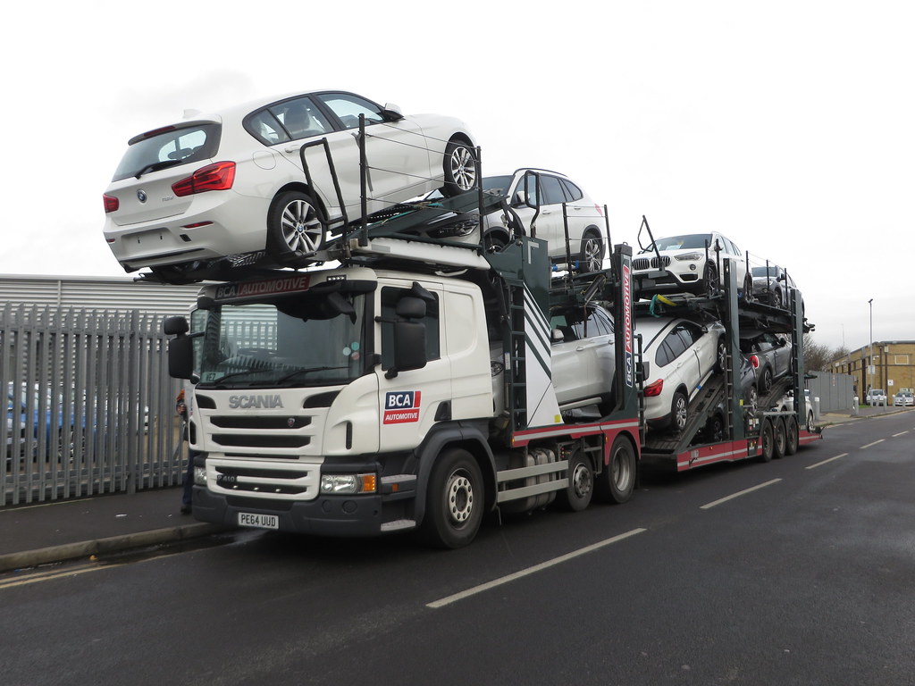PE64UUD BCA Automotive Scania Car Transporter previously A… Flickr