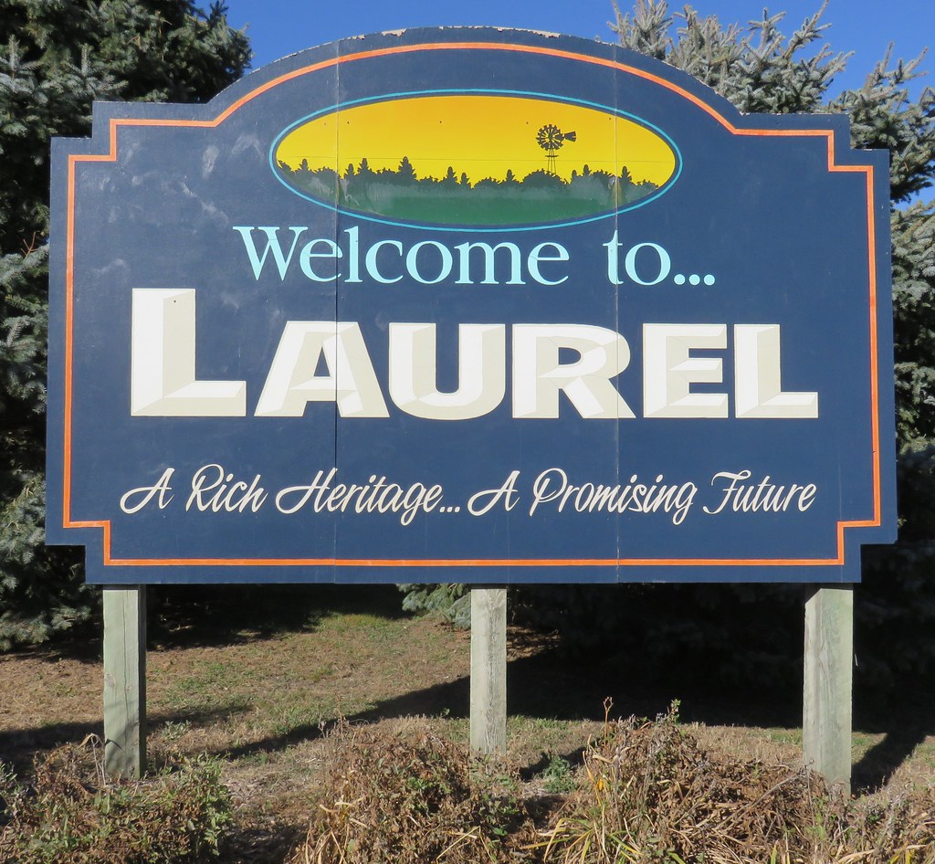 to Laurel Sign (Laurel, Nebraska) Laurel is locate… Flickr
