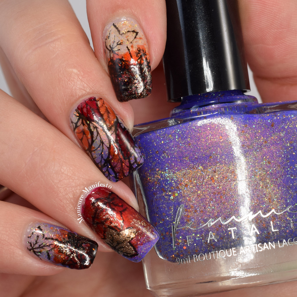 Manicure Manifesto Fall Leaves Nail Art